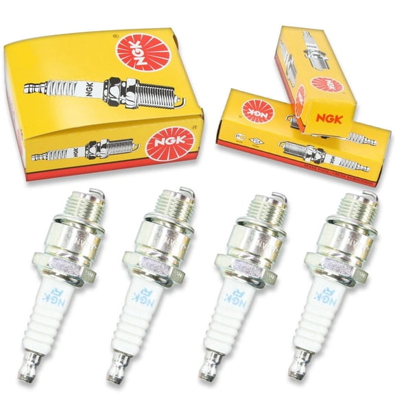 NGK BR9HS-10 "NICKEL" Standard Plug Spark Plugs 4551 (Set of 4)