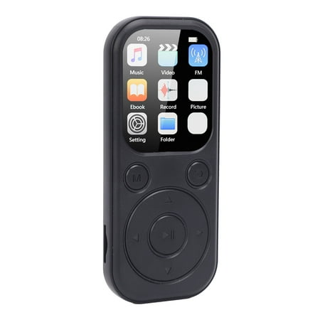 M Buder Bluetooth 5.4 MP3 Player HiFi Sound 2.01 Inch Screen Portable Music Player (Base Model), Black