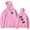 Pink, variant on Nidal Wonder Go Go Go Merch Hoodie pocket drawstring unisex casual hooded sweatshirt fashionable clothing