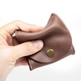 thumbnail image 3 of Soimiss Coffee PU Change Purse Small Coin Wallet Multi-Functional Earphone Pouch, 3 of 8