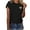 #135-Black, variant on Wowcloth Women's Round Neck Short Sleeve T-shirt, Heart Print Casual Loose Fit for Daily Wear