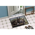thumbnail image 2 of Donkeys by Daphne Baxter Doormat 24x36, 2 of 4