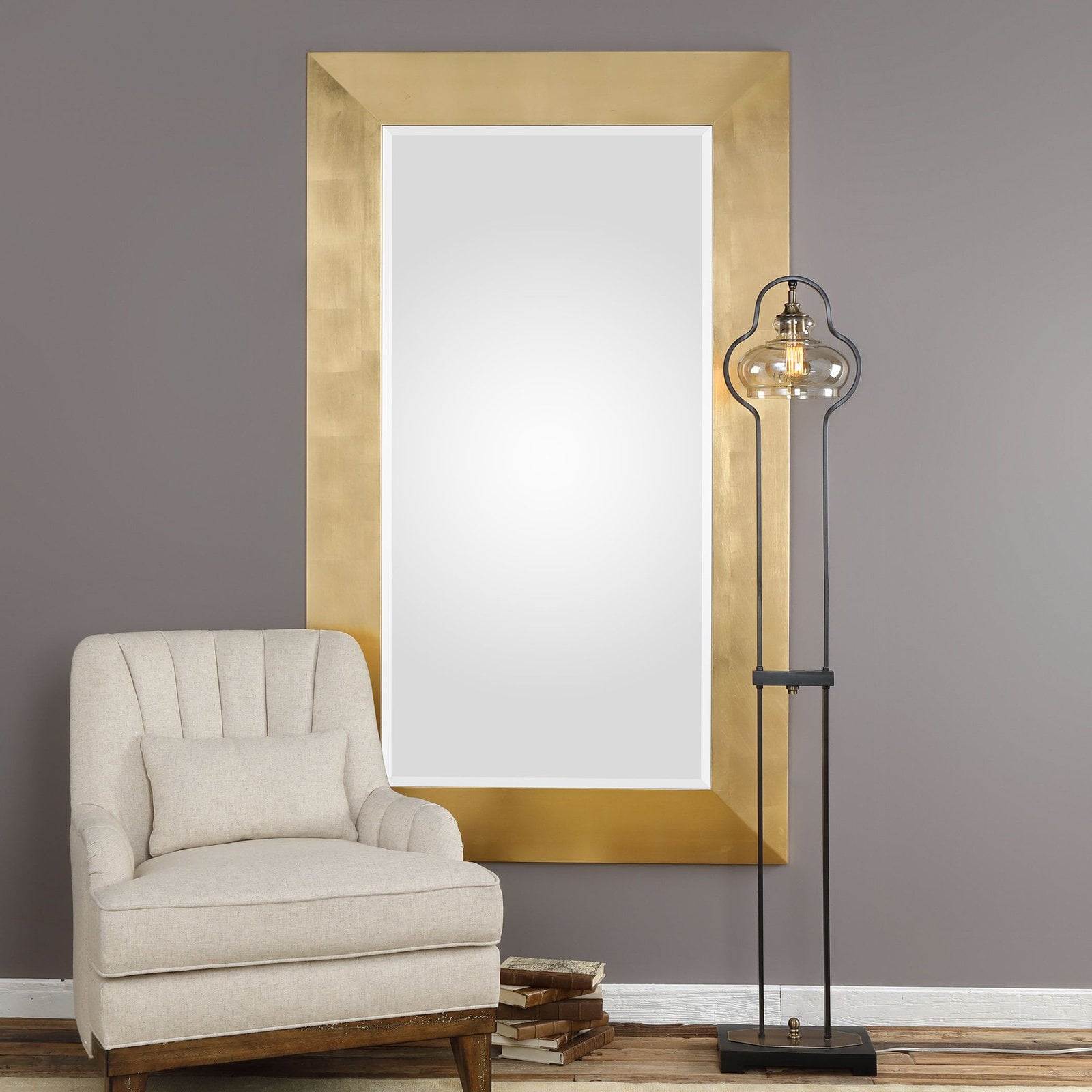 Uttermost Chaney Gold Mirror 43.5W x 73.5H in.