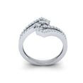 thumbnail image 3 of Natural 2carat Round Cut Diamond Prong Ladies Bridal Fancy Engagement Ring Solid 10K Gold J SI2, 3 of 3