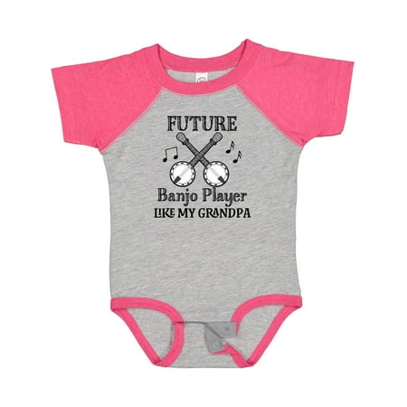 

Inktastic Future Banjo Player Like Grandpa Gift Baby Boy or Baby Girl Bodysuit