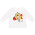 thumbnail image 3 of Inktastic Retro Hula Girl Girls Long Sleeve Toddler T-Shirt, 3 of 5
