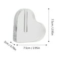 thumbnail image 2 of ROSENICE Flower Display Stand Heart Shaped Rose Holder 1Pack Acrylic for Adults Home and Party Use, 2 of 8