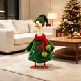 thumbnail image 5 of Qwtwty Christmas Lawn Goose Clothes for 23" Geese Statue, Funny Yard Goose Christmas Outfits for Garden Lawn Patio Yard Outdoor Decoration, 5 of 6