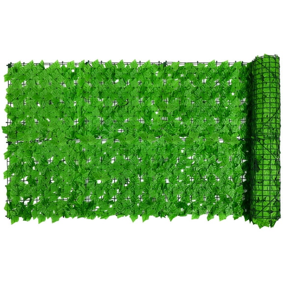 Garden Fence Privacy Screen Fake Hedge Covering Decor Vines Balcony
