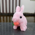 thumbnail image 4 of Taicans Hopping Electronic Pet Bunny Toy with Sounds & Movements,Interactive Easter Bunny 7 In with Animated Walking Ears & Twitching Nose,Realistic Plush Rabbit Toy for s Toddlers,Battery Operated, 4 of 5