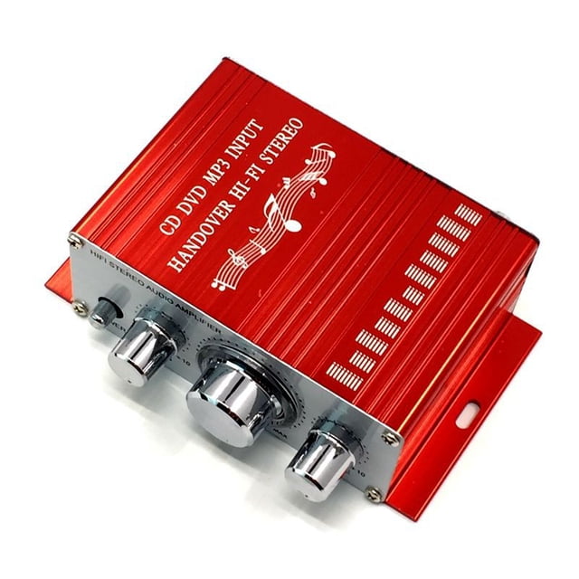Mini Amplificador De Audio Estéreo Hifi De 20W * 20W Para Coche, Mp3, Radio Fm, Barco, Altavoz De Dvd Estéreo De 2 Canales Cateissary VI008609-00