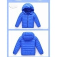 thumbnail image 4 of Ougyinr 1-16Y Kids Toddler Winter Hooded Down Jackets Coats for Boys Girls Thicken Warm Winter Coat Outerwear Teen Light Down Puffer Jackets, 4 of 9