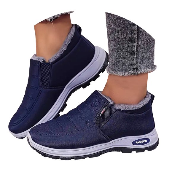 Mepaouo Womens Snow Boots Anti Slip Winter Warm Ankle Booties Waterproof Comfortable Outdoor Walking Shoes