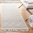 thumbnail image 2 of SAFAVIEH Vermont William Trellis Runner Rug, Grey/Ivory, 2'3" x 8', 2 of 8