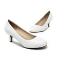thumbnail image 6 of BURUDANI Women's Slip On Wedding Shoes Party Dress Low Heel Pumps Shoes, 6 of 8