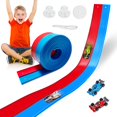 thumbnail image 1 of Pista de carreras Landhix para 4 autos, set flexible de doble carril de 4,5 m, 1 of 8