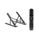 thumbnail image 2 of Soporte plegable regulado para portátil Elevador ajustable de aleación de aluminio - Ergonomía 10 de altura 360° triángulos de rotación - Portátil antideslizante ventilado Plateado negro rosado, 2 of 6