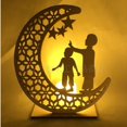 thumbnail image 1 of Lámpara decorativa de madera Ramadan Mubarak Velas LED colgando de Tmvgtek Oficina Multiescena Multifunción, 1 of 3