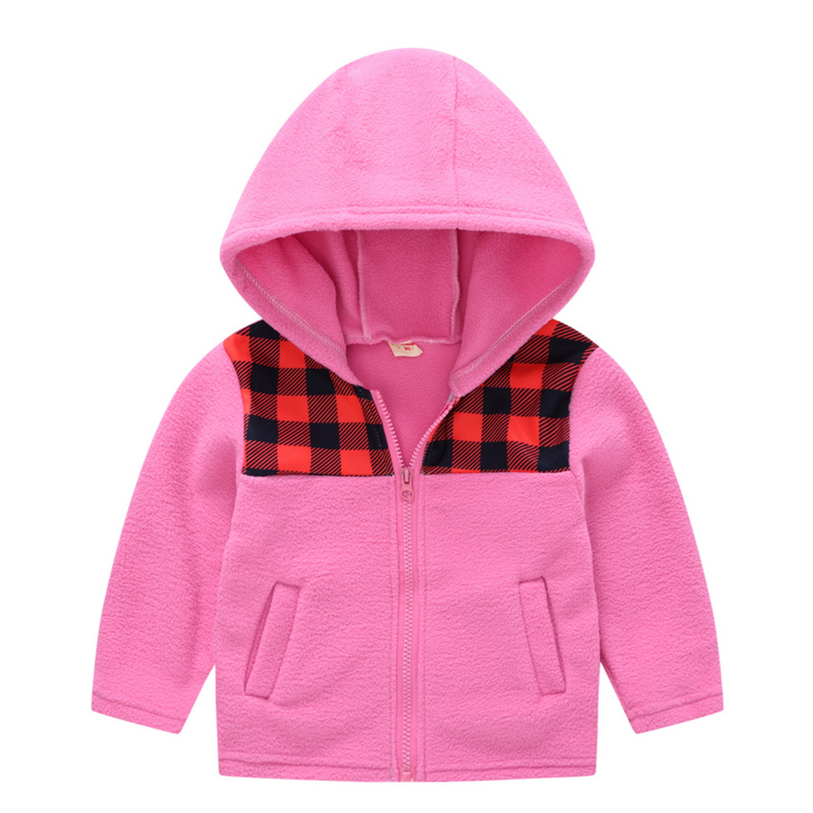 Baby Toddler Kids Boy Girl Solid Casual Pocket Hoodie Sweatershirt Pullover 
