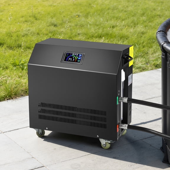 JHKNNK Aquarium Chiller 260 Gallon 1 HP Water Cooling System, Quiet Compressor Refrigeration Aquarium Water Chiller