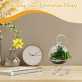 thumbnail image 5 of Ornament Display Stand 7.5 Inch Silver Ornaments Holder Twisted Ornament Display Stand Balls Hanger Rack Air Plant Terrarium Holder for DIY, 5 of 9