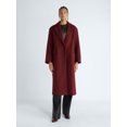 thumbnail image 2 of Scoop Women's and Women's Plus Oversized Faux Wool Coat, Sizes XS-4X, 2 of 5