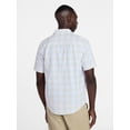 thumbnail image 2 of George Men's and Men's Big and Tall Button Up Poplin Shirt with Short Sleeves, Sizes S-5XL, LT-3XLT, 2 of 5