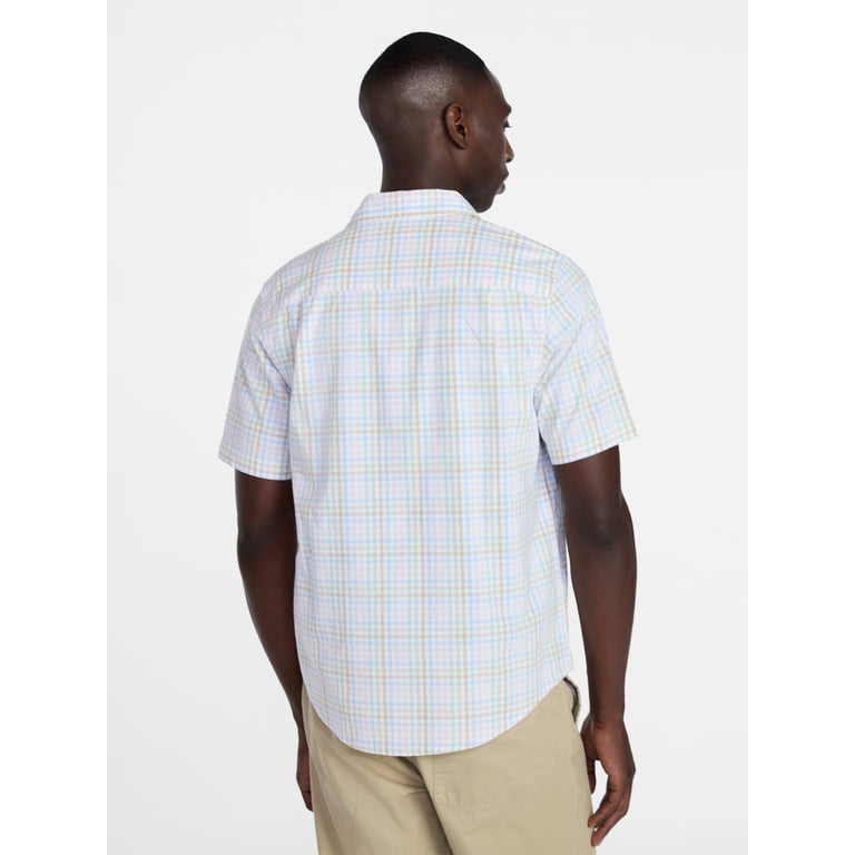 George Men's Classic Fit Short-Sleeve Plaid Shirt photo 2