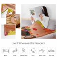 thumbnail image 4 of Thanksgiving Turkey Pumpkin Throw Flannel Blanket 50x80In Fall Maple Leaves Harvest Super Soft Cozy Bed Blanket, Lightweight Plush Fuzzy Bed Throw for Bedroom Sofa Couch Living Room, 4 of 4