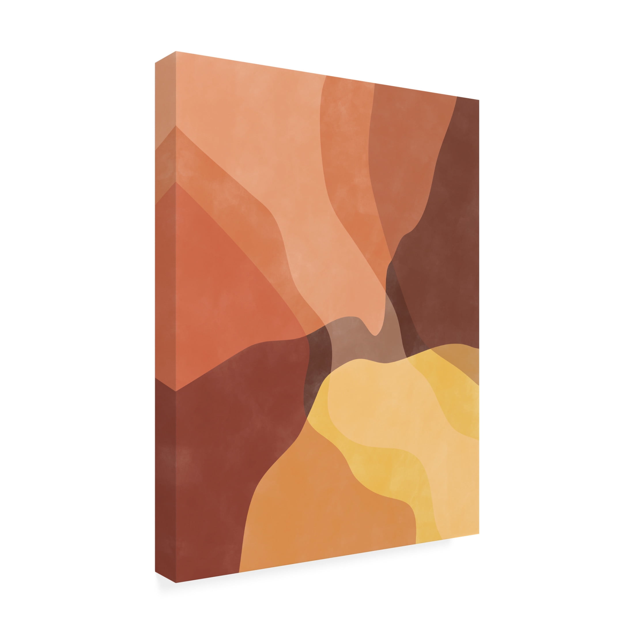 Trademark Fine Art Elena Ristova abstractyellow13 Canvas Wall Art