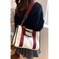 thumbnail image 5 of PIKADINGNIS Women Chic Canvas Shoulder Bag Satchel Hobo Crossbody Bag Tote Purse Large Small, 5 of 6