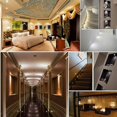 thumbnail image 2 of Black 9pcs 12V 1W Mini LED Spotlight Recessed Spotlights for Kitchen Stairs Closet Corridor DIY Lighting Warm White Cold White Showcase Small Ceiling, 2 of 5