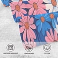 thumbnail image 5 of Yayeee 100% Cotton Hand Towels for Bathroom 16" x 28" Soft Absorbent Kitchen Towel, Pink Flowers Pattern, 5 of 7
