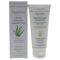 LErbolario Algadetox Cleansing Exfoliating Face Oil-Gel , 3.3 oz Cleanser