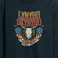 thumbnail image 3 of Lynyrd Skynyrd - Americana Steer Skull - Men's Long Sleeve T-Shirt, 3 of 5