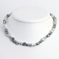 thumbnail image 4 of Primal Silver Sterling Silver White and Grey Freshwater Cultured Pearl Necklace, 4 of 6