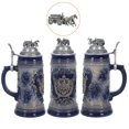 thumbnail image 4 of Flash Deals 0.7 Liter Ceramic Beer Mug With Medieval Germany Coat Of Arms On Engraved Metal, 4 of 4