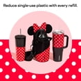 thumbnail image 5 of Corkcicle x Disney Minnie Mouse Cruiser Vaso aislado con asa y pajita, lunares rojos, 40 oz – Botella de agua reutilizable que mantiene las bebidas frías 20 horas, calientes 9 horas – Apto para portav, 5 of 5