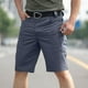 thumbnail image 1 of pstuiky Hombres bajos, Pantalones de trabajo holgados, elásticos, impermeables y con múltiples bolsillos para hombre Pantalones cortos de golf, 1 of 6