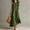 Army Green, variant on Wedding Guest Dresses Flowy Dresses for Bride Party Dresses Midi Dress Lady Spring/Summer Casual Sleeveless Irregular Length Dress Army Green 2X