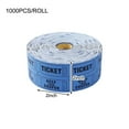thumbnail image 7 of Raffle Tickets Double Rolls, 1000 Pcs/Poll Raffle Tickets, Tag Lottery Ticket Events Raffle Labels for Events, Entry, Class Reward, Prizes (blue), 7 of 7