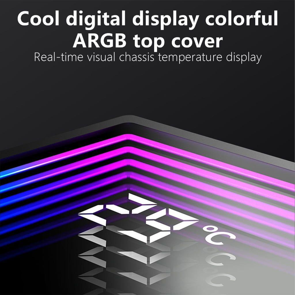 WINDLAND ARGB CPU Coolers 6 Heat Pipe 1800RPM Speed Radiators Quiet Cooling Fan for LGA 1851/1700/1200/115X/1366 PC Coolers