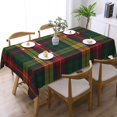thumbnail image 2 of Rectangle Table Cloth, Buchanan Clan Tartan Plaid Pattern Resistant Washable Tablecloth Decorative Table Cover for Dining, Indoor and Outdoor, 2 of 6