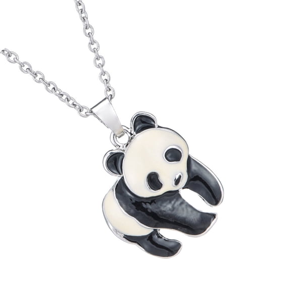 OUNONA Multi-Color Panda Pendant Necklace for Women, Versatile Clavicle Chain with Detailed Craftsmanship, Stylish Jewelry Accessory