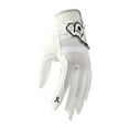 thumbnail image 1 of Guante de golf para mujer, de mano izquierda, Micro fibra suave, blanco, sin sudor, transpirable, deportivo, cómodo 17cm Sunnimix guantes de golf, 1 of 8