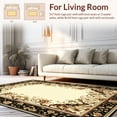 thumbnail image 2 of ODIKA 5' x 7' Machine Washable Non-Slip Area Rug, Middle Eastern Flower High Traffic Rug, Beige, 156594, 2 of 7