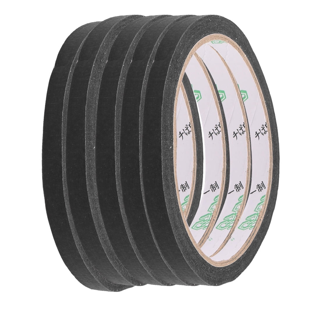 Black Easy Release Painters Masking Tape 22 yds Length x 0.2" Width