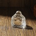 thumbnail image 1 of Crystal Buddha Figurines White Crystal Homeowners Living Room 2Pcs 2.1In, 1 of 4