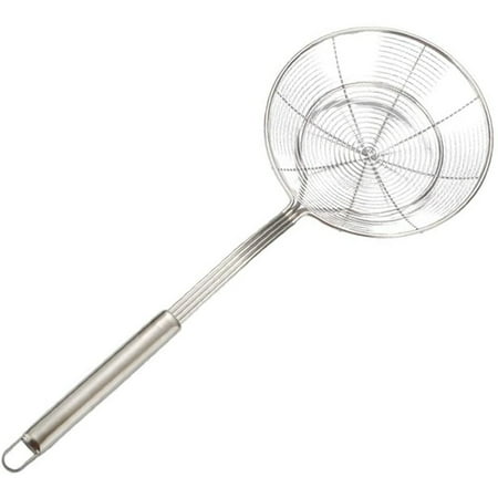 

Ieegkit Mesh Strainer Stainless Steel Mesh Food Strainer Kitchen Colander with Good Grip Handle Size14