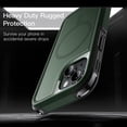 thumbnail image 4 of JETech Case for iPhone 15 6.1-Inch Compatible with MagSafe, Heavy Duty Dual-Layer Rugged Protection, Shockproof Protective Tough Phone Magnetic Cover (Midnight Green), 4 of 6